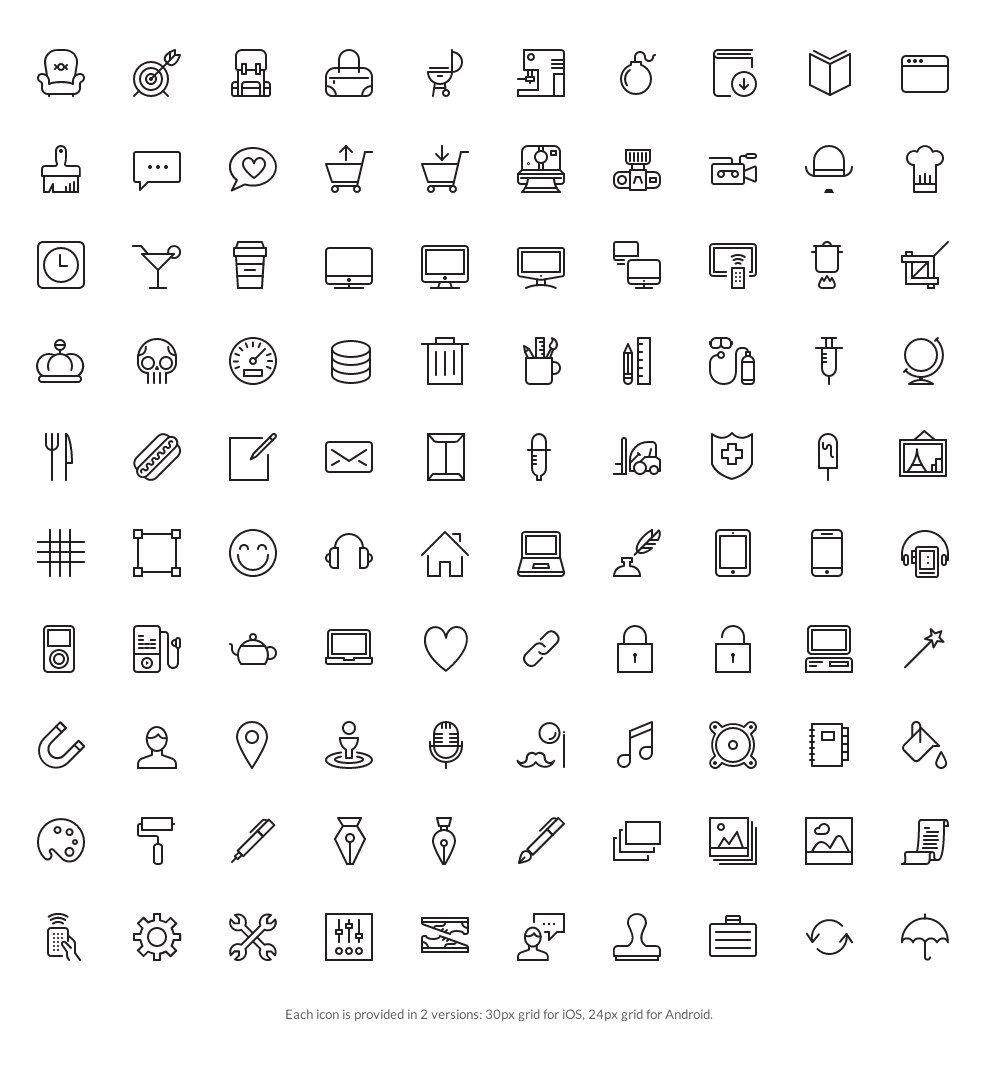Free Download Vector Icons Set