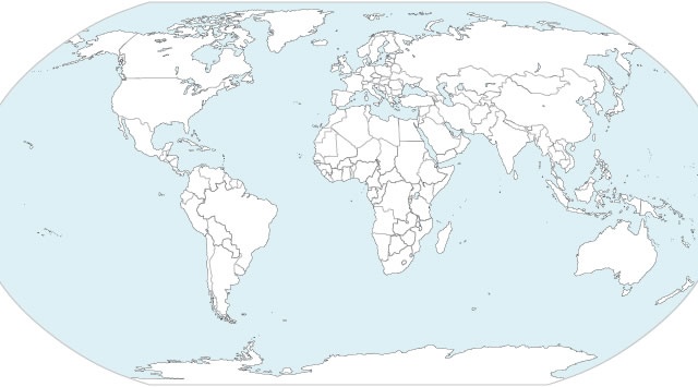 Векторная карта мира скачать бесплатно