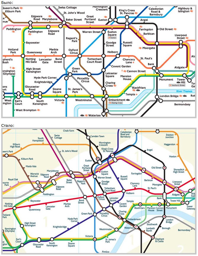 Схема метро лондона 2022