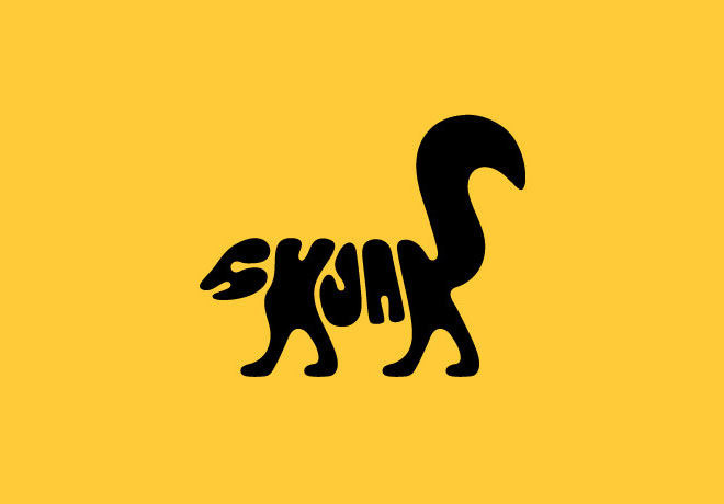 13-skunk-typography-design
