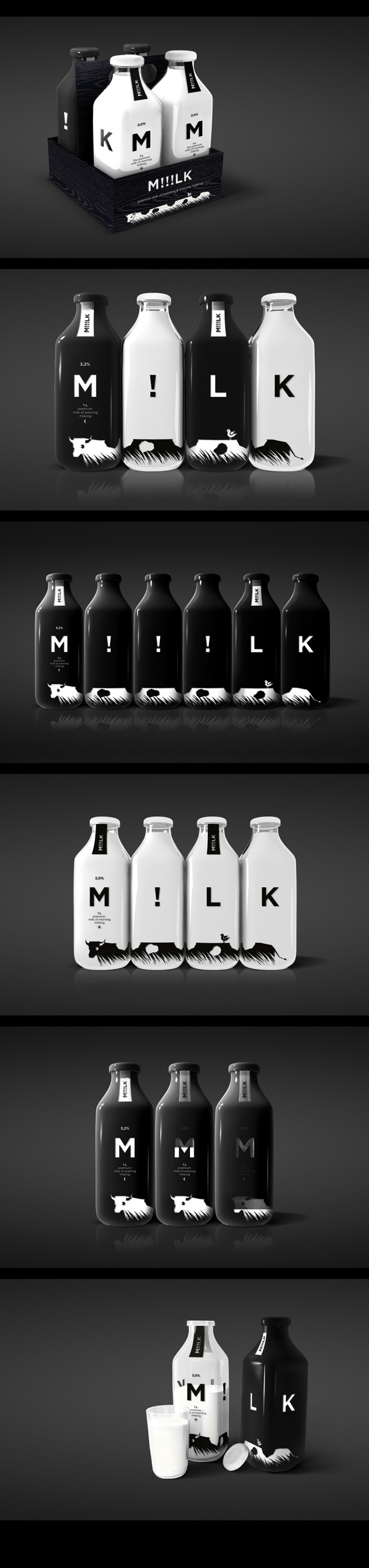 Milk packaging M !!! LK