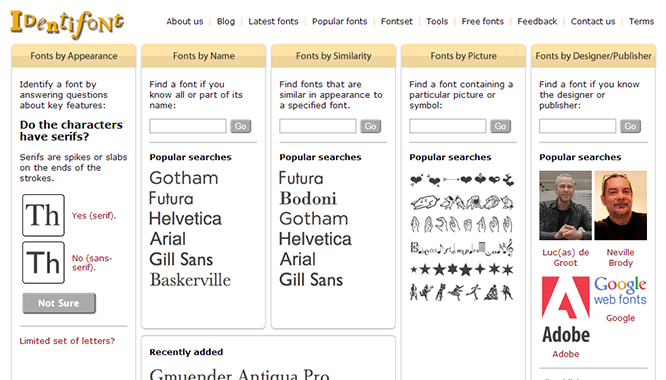 8 ways to determine the name of a font - webdevsupply