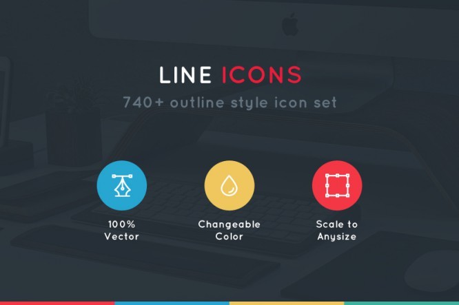 740+ Line Icons