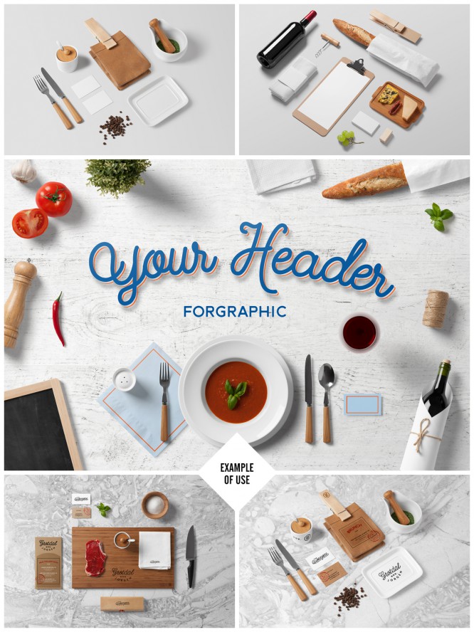 Restaurant / Food – Branding Mock-Up