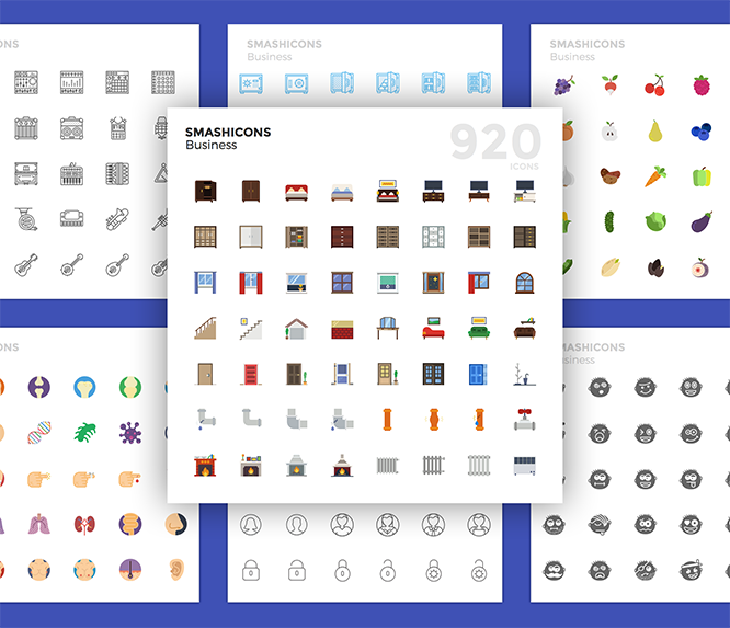 Smashicons: 14,000 vector icons