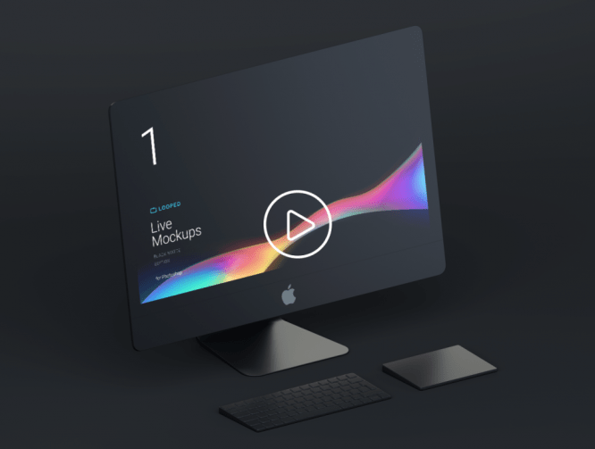 Animated Mockups Black