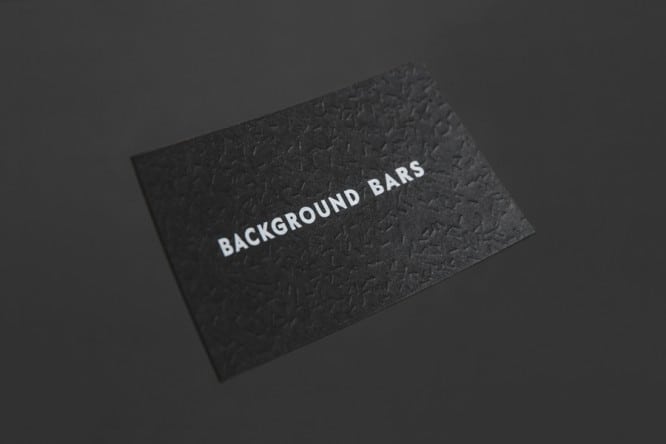 03-Background-Bar-Business-Cards-White-Ink-Black-Card-Blind-Emboss-by-Campbell-Hay-on-BPO