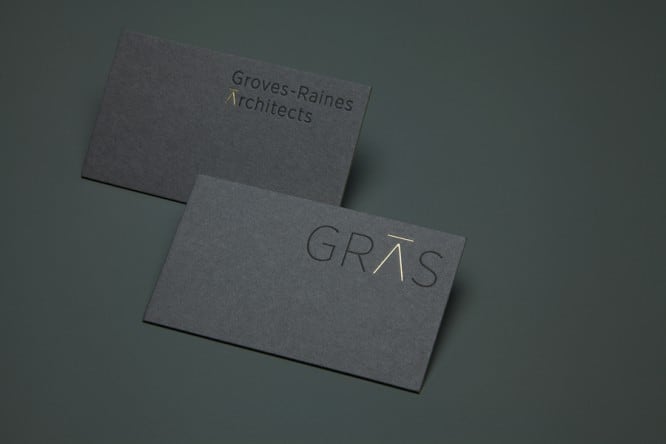 03-Groves-Raines-Architects-GRAS-Goild-Foiled-Business-Card-by-Graphical-House-on-BPO