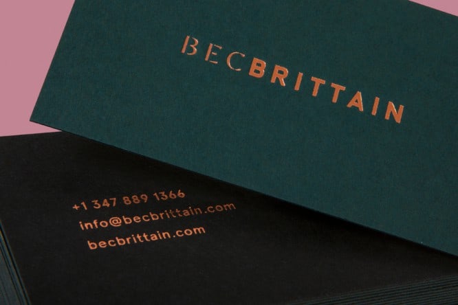 07-Bec-Brittain-Duplex-Foiled-Business-Cards-by-Lotta-Nieminen-on-BPO1