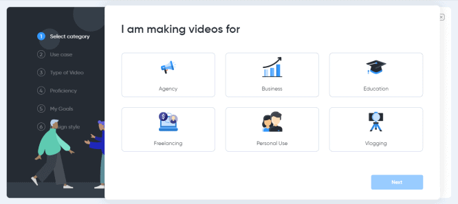 InVideo is a simple and easy to use video editor